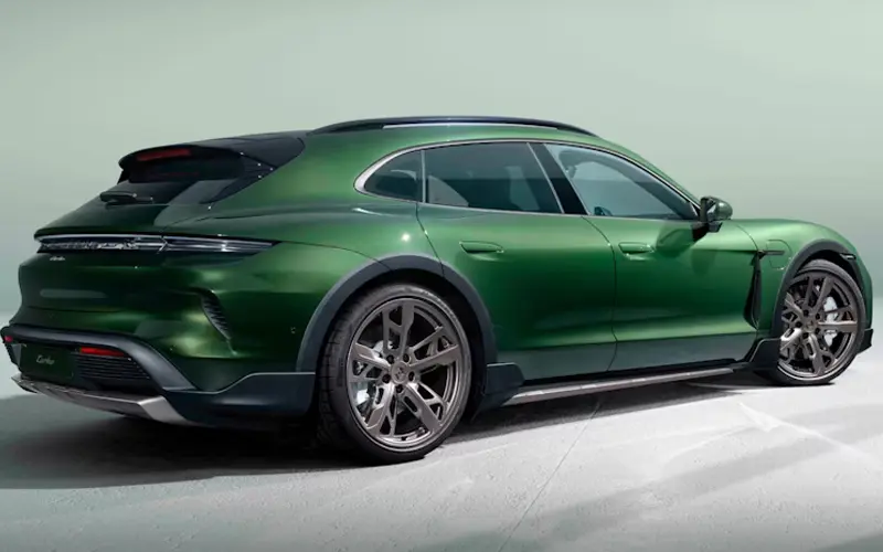 2025 Porsche Taycan 4 Cross Turismo Left Side exterior United States autosoto