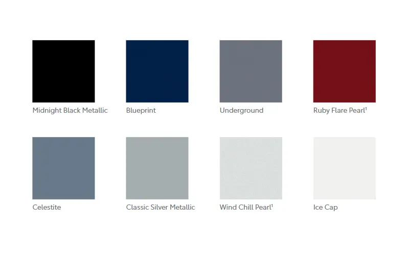 Toyota Corolla Colour Option