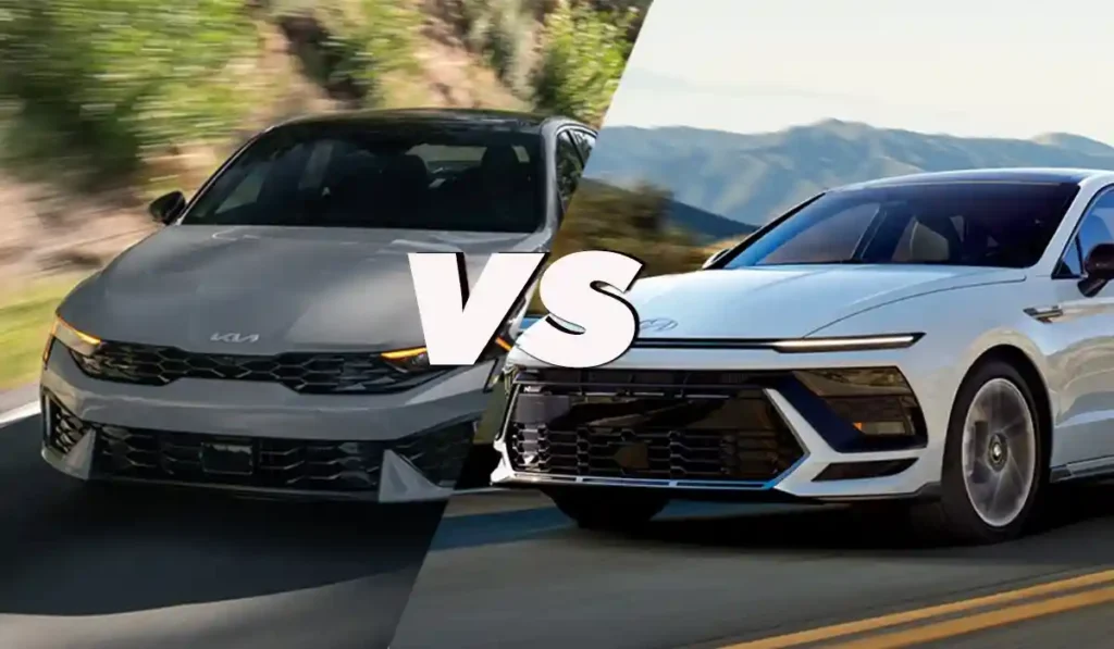 Car comparison Kia K5 vs Hyundai Sonata