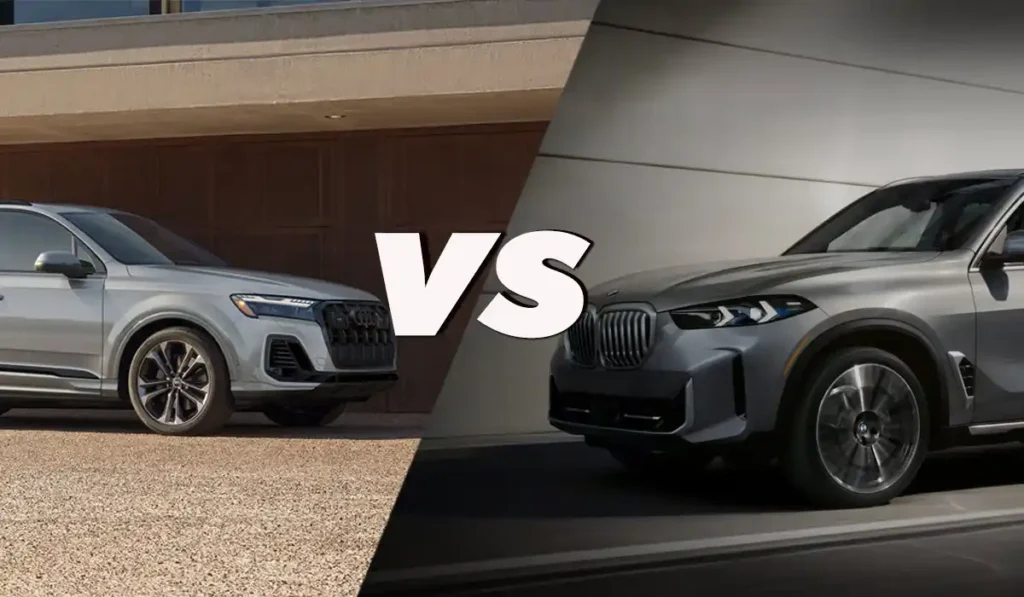 Comparison between 2025 Audi Q7 vs BMW X5 USA autosoto