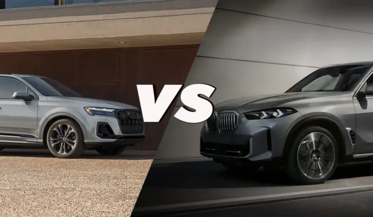 Comparison between 2025 Audi Q7 vs BMW X5 USA autosoto