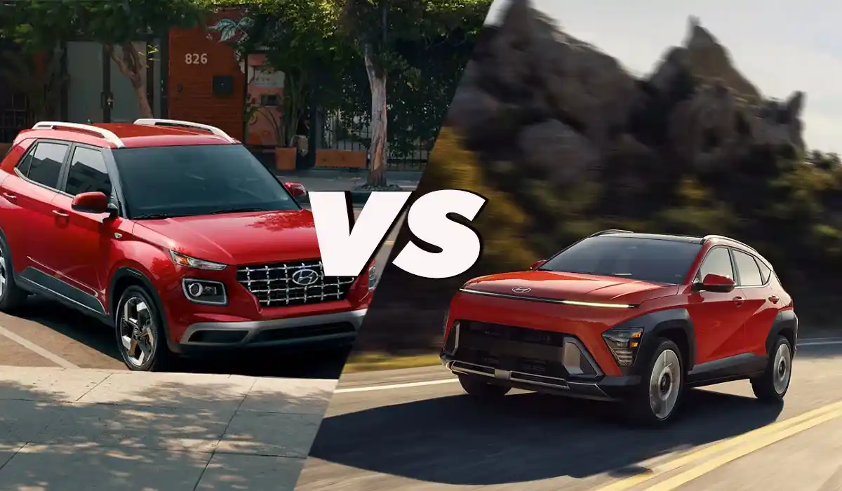 Hyundai Venue vs Kona comparison United states autosoto
